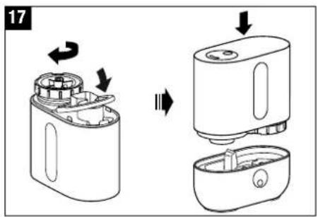 AIR-O-SWISS AOS U200 - Riempire con acqua - 8