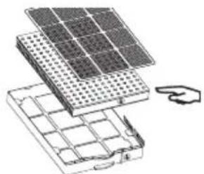 LANAFORM Home Air Filter - - Austauschen der mehrlagigen Filterkartusche - 4