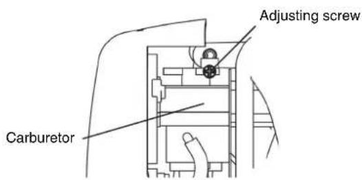DOLMAR PB252.4 - Checkup of low-speed rotation - 1