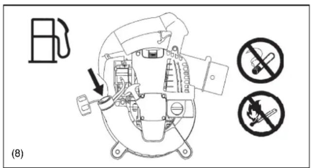 DOLMAR PB252.4 - Reabastecimento - 3
