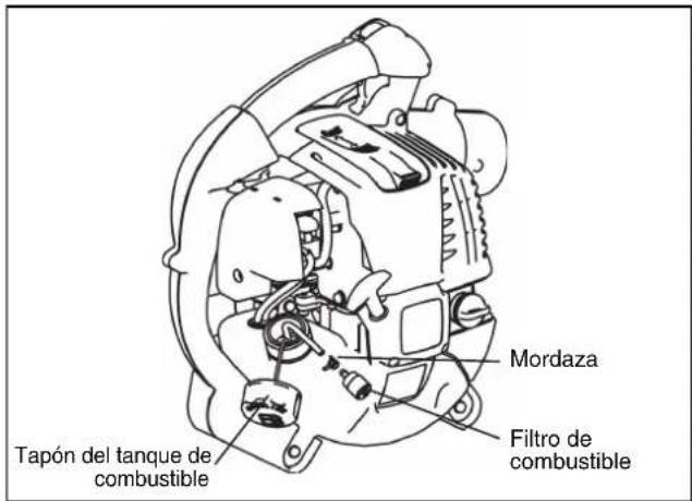 DOLMAR PB252.4 - Limpieza del filtrlo de combustible - 1
