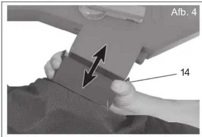 Grizzly ELS 25008 - Opvangzak ledigen (Afb. 4): - 1