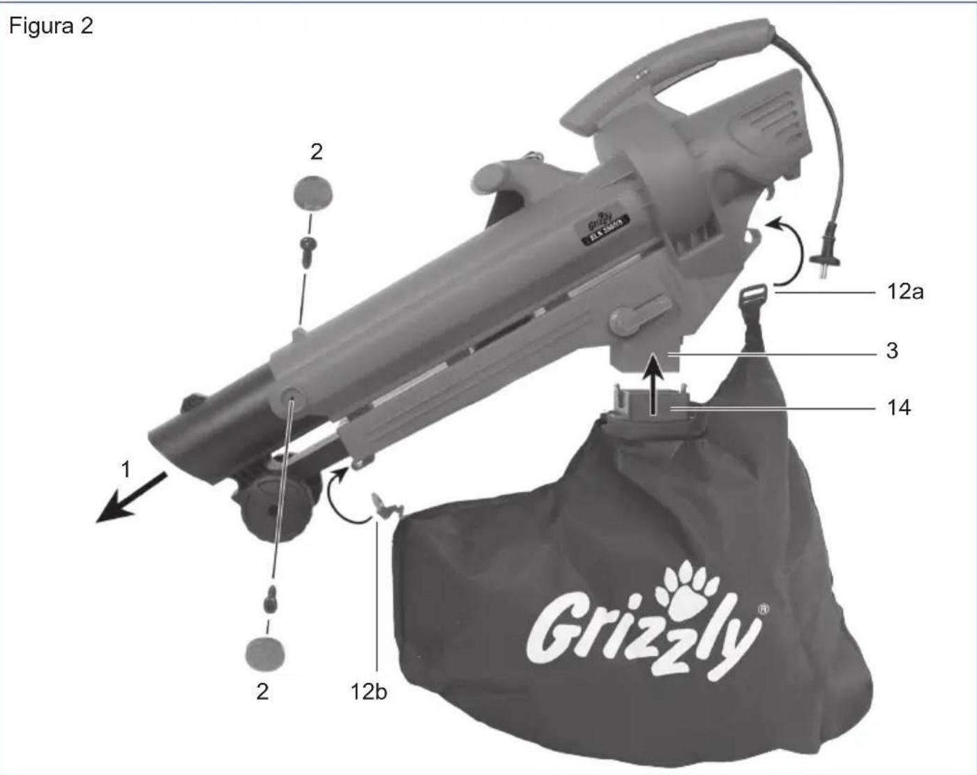 Grizzly ELS 25008 - Montaggio (fi gura 2) - 2