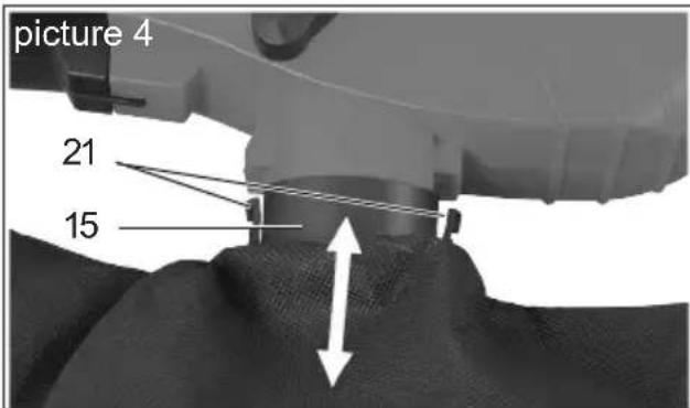 Grizzly ELS 2614 E - Suction operating mode: - 5