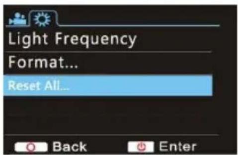 Sunstech ACTIONCAM10 - System mode menu setting - 2