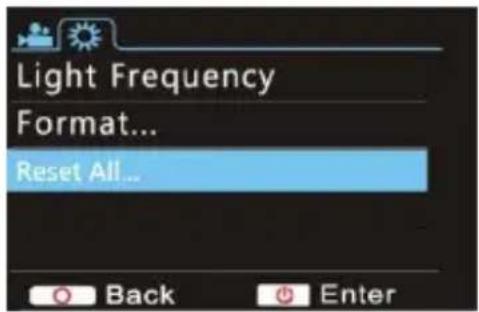 Sunstech ACTIONCAM10 - Ajustes del menu de modo de sistemas - 2