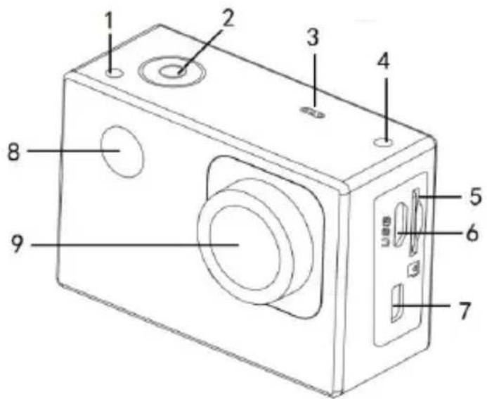 Sunstech ACTIONCAM10 - Appearance - 1