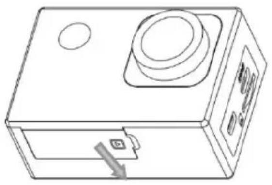 Sunstech ACTIONCAM10 - Retrait de la batterie de l'appareil photo - 1