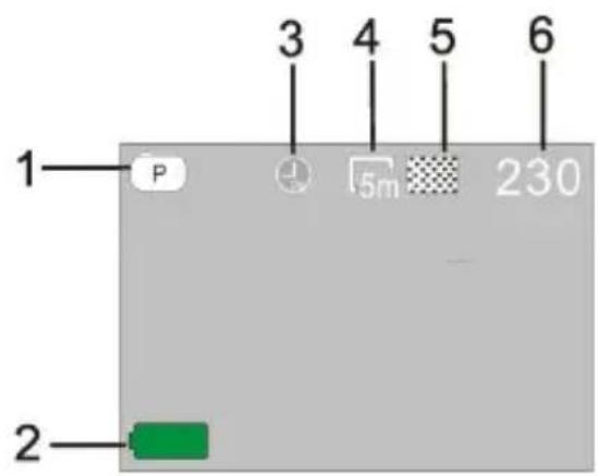 Sunstech ACTIONCAM10 - Screen display in photo mode - 1