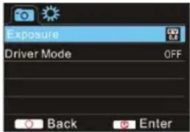 Sunstech ACTIONCAM10 - Affichage du menu - 3