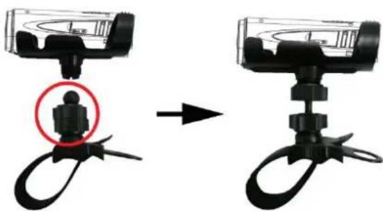 ALBRECHT DV 300 GP - - Montaje en el casco - 2