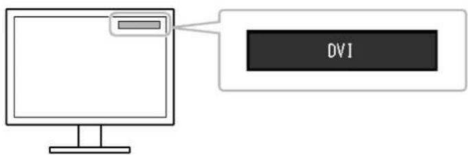 EIZO FlexScan S2133 - Commutation du signal d'entrée - 1