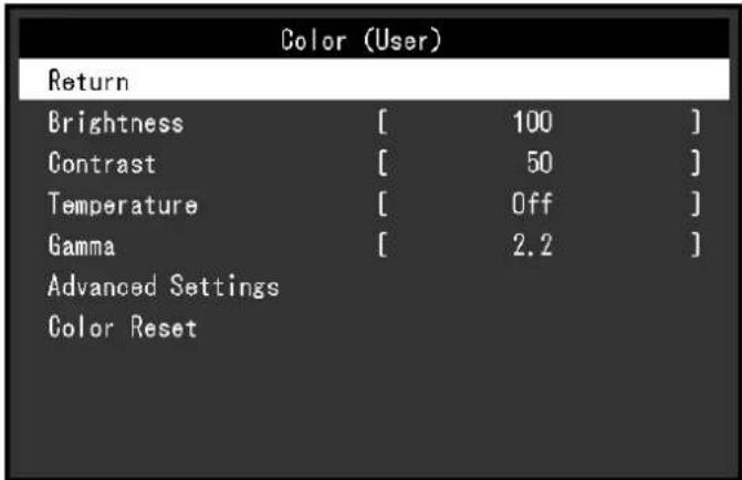 EIZO FlexScan S2133 - Réglage / Configuration - 1