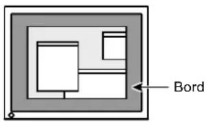 EIZO FlexScan S2133 - Pour régler la luminosité des bandes noires - 1