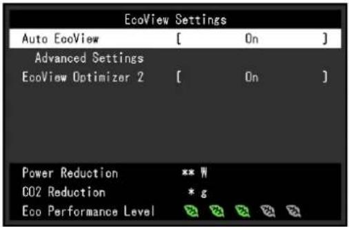 EIZO FlexScan EV2451 - Rôduction de la consommation d'énergie - 1