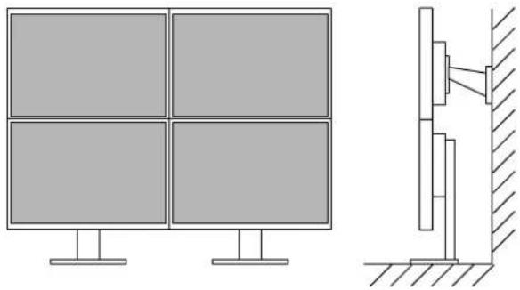 EIZO FlexScan EV2451 - Hout niveau de flexibilité pour l'installation - 3