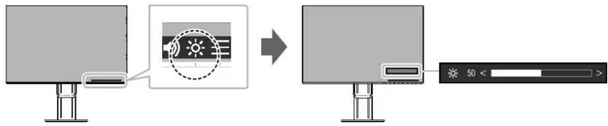 EIZO FlexScan EV2456 - Plage de réglage - 1