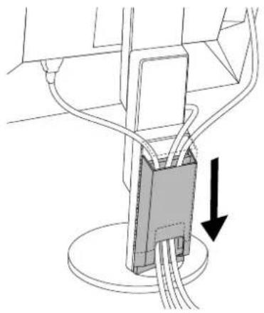 EIZO FlexScan EV2456 - Faction du couvercle de cables - 6