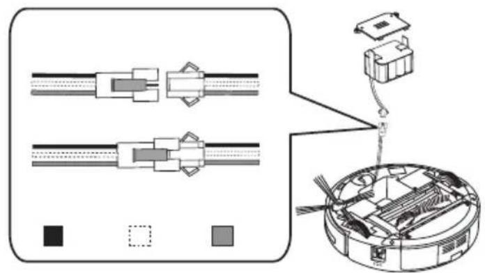 Vileda VR 301 - Extracción de la bateria - 2