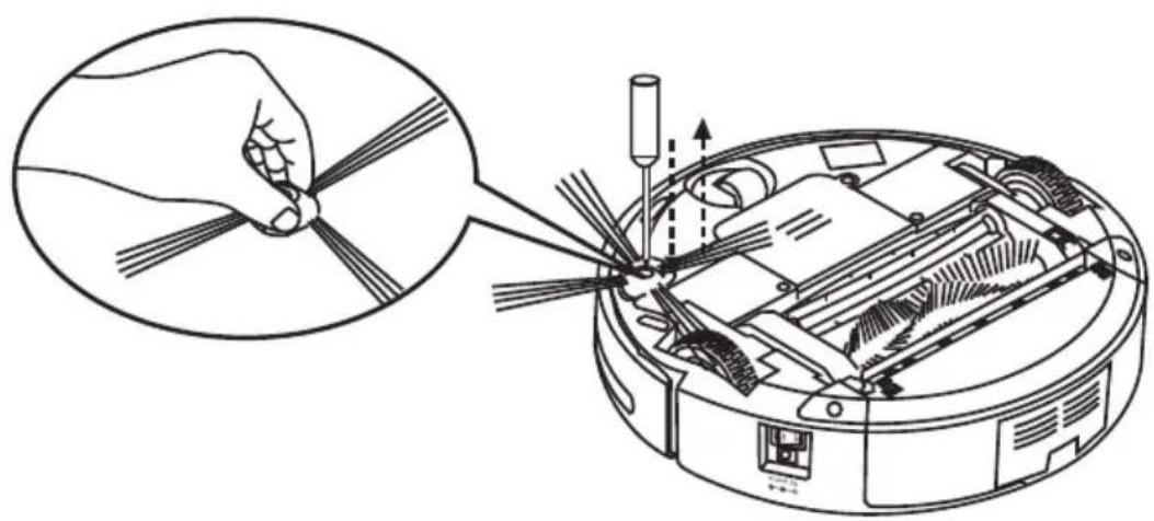 Vileda VR 301 - Replacing Side Brush - 1