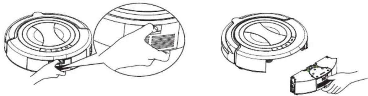 Vileda VR 301 - Aφαίρεση και ἀδειασμα του κάδου - 1