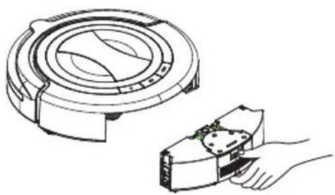 Vileda VR 301 - Verwijdenen en reinigen van de vuilopvangbak - 2