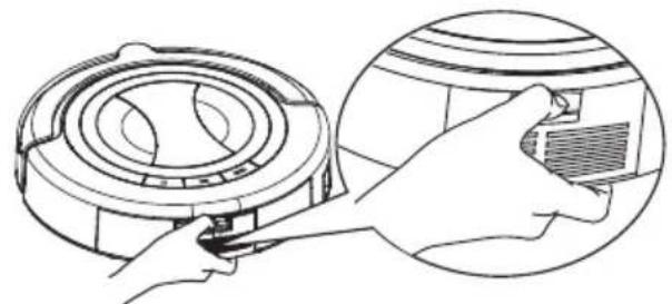 Vileda VR 301 - Retirada y vaciado de la bandeja de sociedad - 1