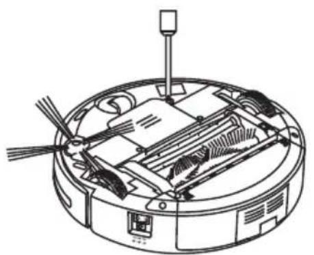 Vileda VR 301 - Extracción de la bateria - 1