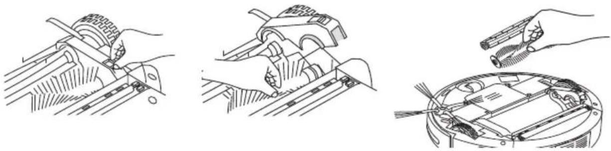 Vileda VR 301 - Limpar as Escovas Principais - 1