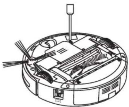 Vileda VR 301 - Remoçao da Bateria - 1