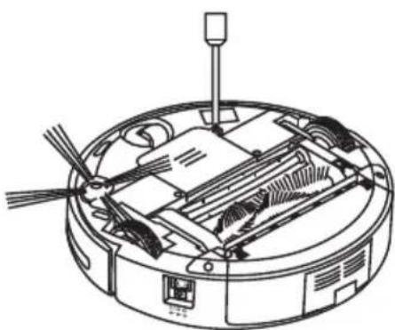 Vileda VR 301 - Retrait de la Batterie - 1