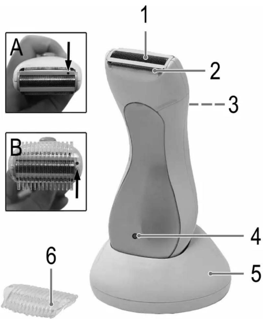 CLATRONIC LS 3658 - Übersicht der Bedienelemente - 1