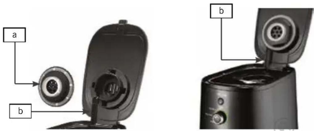 UNOLD Kompakt 28725 - Before cleaning, always turn off the appliance and unplug it from the electrical outlet. Allow the appliance to cool before cleaning it. Clean the appliance after every brewing process, particularly if you have used coffee beans. - 1