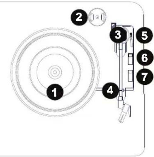 ION Trio LP - Lecture de disques vinyles - 1
