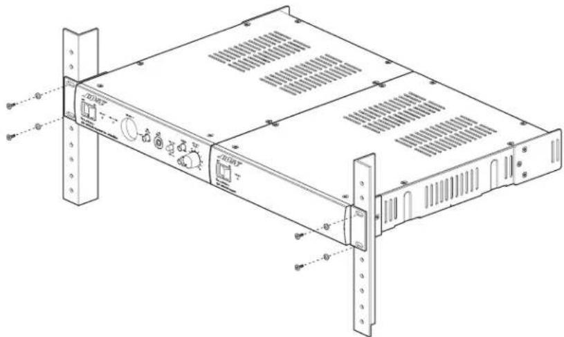 BOSE FreeSpace ZA 190HZ - Mounting two amplifiers - 4