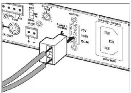 BOSE FreeSpace ZA 190HZ - Making loudspeaker connections (IZA 190-HZ) - 1