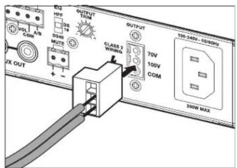 BOSE FreeSpace ZA 190HZ - Making loudspeaker connections (IZA 190-HZ) - 2
