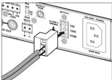 BOSE FreeSpace ZA 250LZ - Making loudspeaker connections (IZA 190-HZ) - 2
