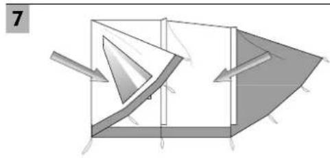 Nomad Cabin 4 Pebble - Taking the tent down - Das Abbrechen des Zelteres - Demonter la tente - 3