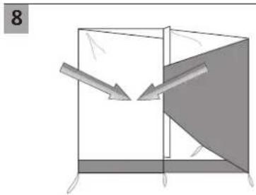 Nomad Bantu 6 Air - Taking the tent down - Das Abbrechen des Zeltes - Demonter la tente - 5