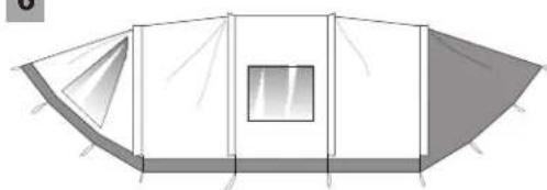 Nomad Bantu 6 Air - Taking the tent down - Das Abbrechen des Zeltes - Demonter la tente - 3