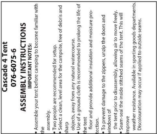 WOODS Cascade 4 - Cascade 4 Tent - 3