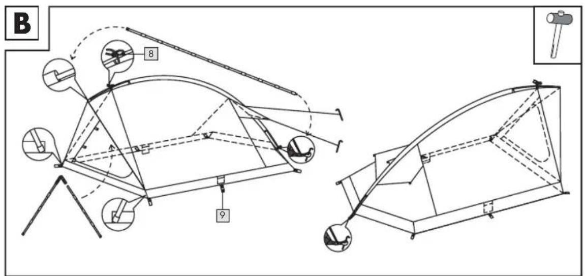CRIVIT Z31979 - TENTE DETREKKING - 10