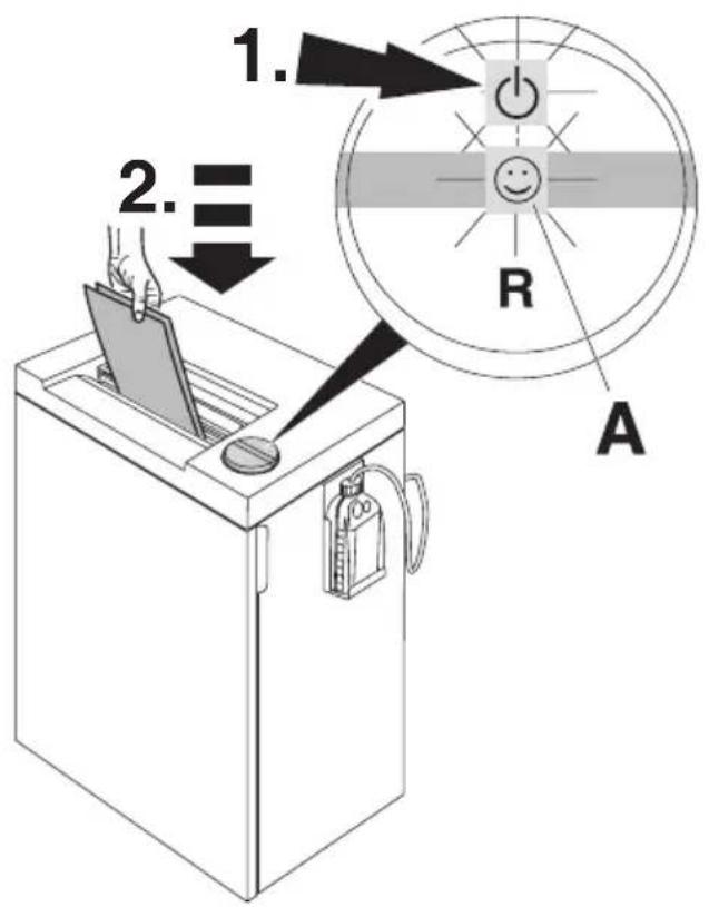 IDEAL 2445 MC - FR Lors de la 1ere utilisation et lorsque le recipient d'huile (A) a ete changed : - 1
