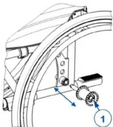 Vermeiren V300 XL - Taking off the rear wheels - 1