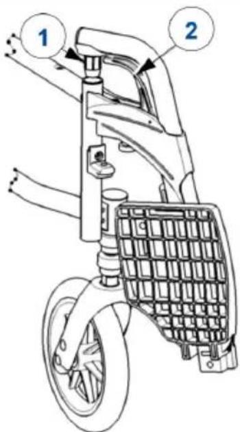 Vermeiren V300 XL - Montáž a demontáž podnožek - 1