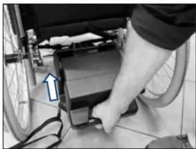 Vermeiren Vdrive - Installing the battery pack - 1