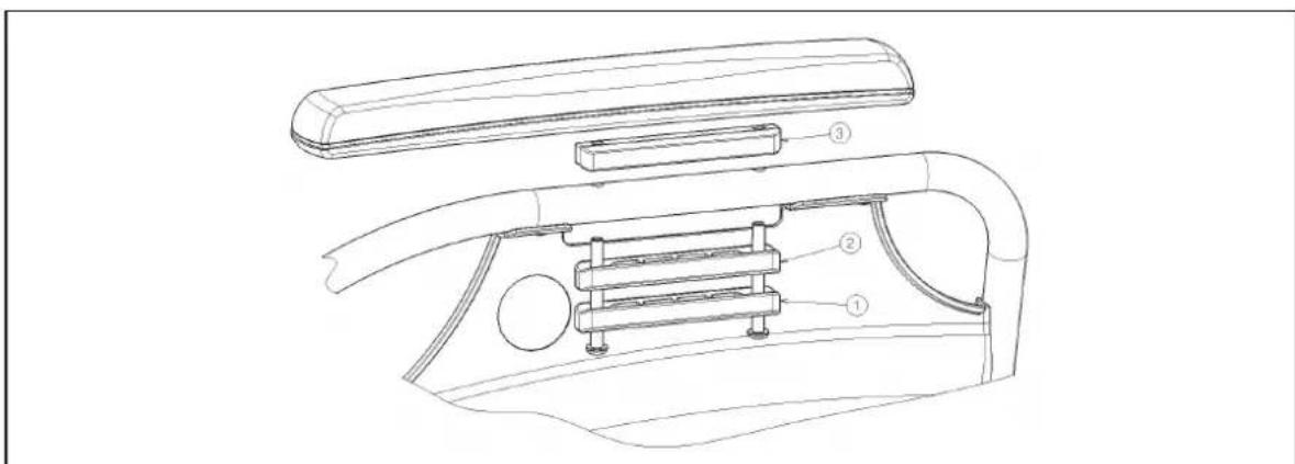 Vermeiren V200 XL - Adjusting the arm support - 1