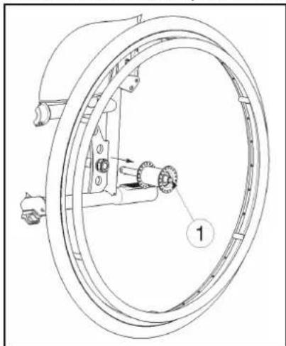 Vermeiren V200 XL - Taking off the wheels - 1