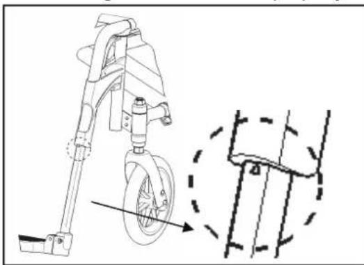 Vermeiren V200 XL - Length of the footrests - 2